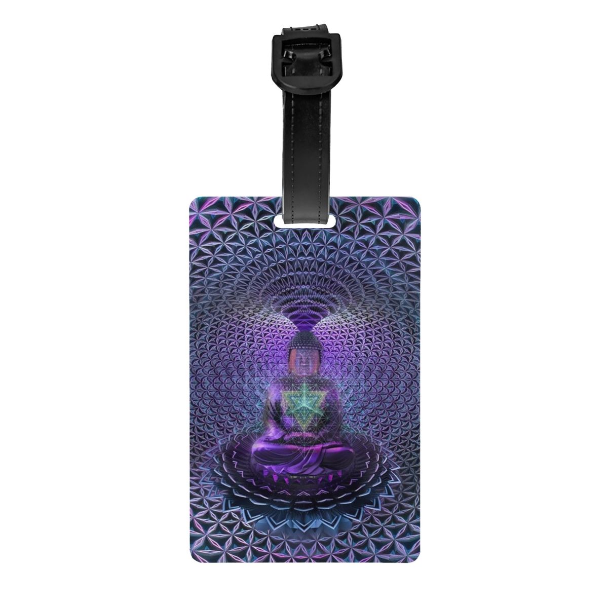 Travel Accessories India - Aangepaste India Mandala Zen Boeddha bagagelabel