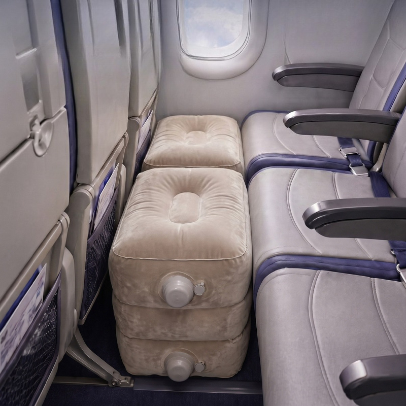 Opblaasbare voetensteun voor l - Travel Accessories Long Flight recensie en prijs