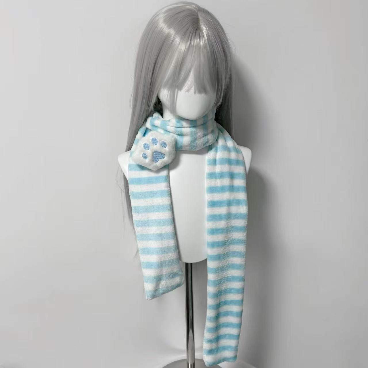 Kawaii gebreide sjaal kattenpo - Travel Accessories Aesthetic recensie en prijs