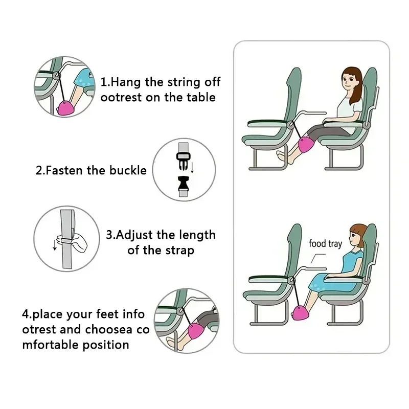 Draagbare verstelbare voetsteu - Travel Accessories Long Flight recensie en prijs
